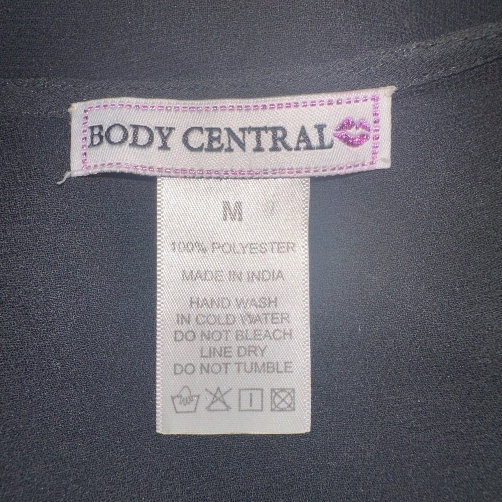 Body Central Sheer Black Tank Top Size Medium - Picture 7 of 7
